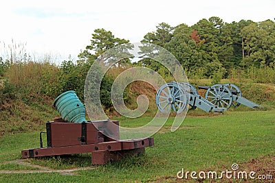 Grand French Battery Editorial Stock Photo