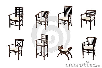 Colonial furniture Stock Photo