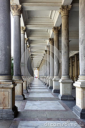 Colonnade Stock Photo