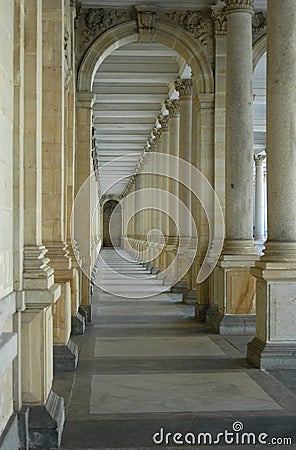 Colonnade Stock Photo