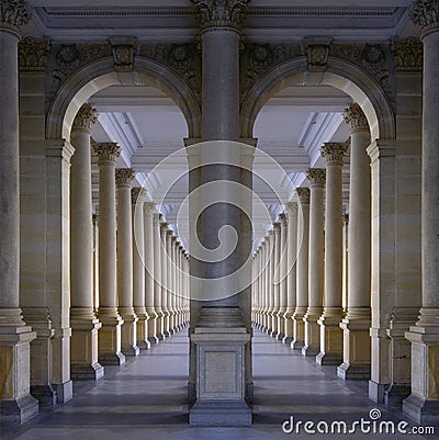 Colonnade Stock Photo