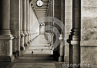 Colonnade Stock Photo