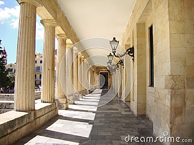 Colonnade Stock Photo