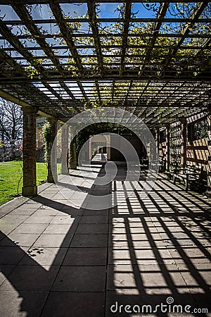 Colonnades Valley Gardens, Harrogate, Yorkshire, England Stock Photo