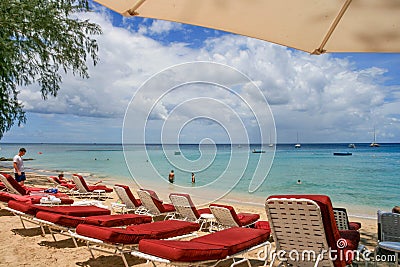 Colony Club in Barbados Stock Photo