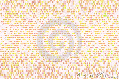 Color abstract circles, bubbles, sphere or ellipses pattern generative art background. Shape, color, digital, vector & texture. Vector Illustration