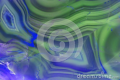 Color agate mineral Stock Photo