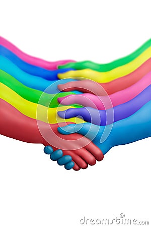 Color agreement-7 Stock Photo
