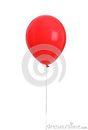 Color balloon on white background Stock Photo