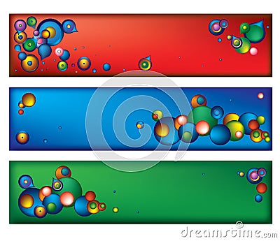 Color banners. Vector Illustration