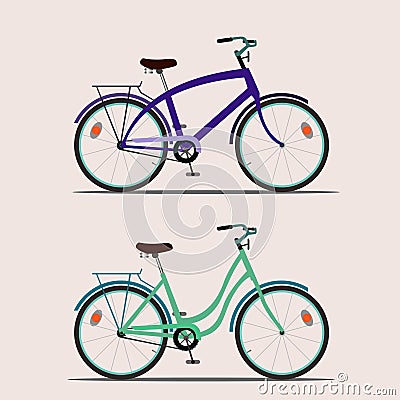 Color bikes 2 Stock Photo