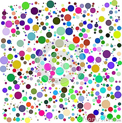 Color bubbles vector Vector Illustration