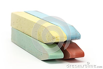 Color chalk Stock Photo