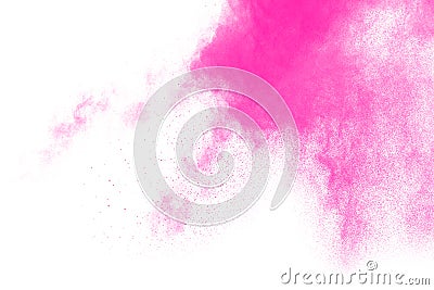 Color dust explosion Stock Photo