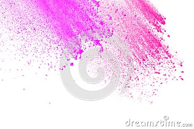 Color dust explosion Stock Photo