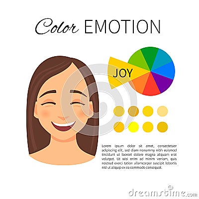 Color emotion Vector Illustration