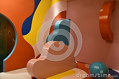 Color Factory NYC exhibition in New York City Editorial Stock Photo