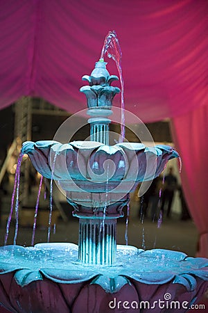 Color full fountain Stock Photo