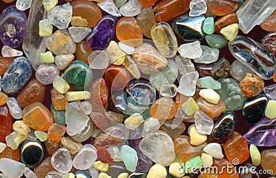 Color gemstones background Stock Photo