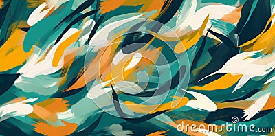 trend illustration design trendy spot print geometric creative texture abstract. Generative AI. Cartoon Illustration