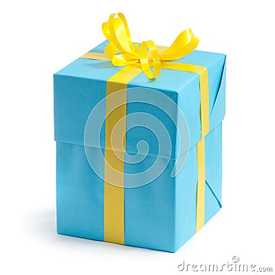 Color gift box Stock Photo