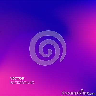 Color gradient abstract vector background. Mesh soft pink purple color blend gradient background Vector Illustration