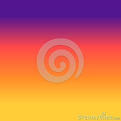 Color gradient with color elements purple, red, orange, and yellow horizontally arranged Stock Photo