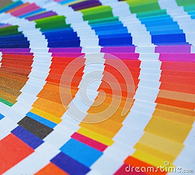 Color guide Stock Photo