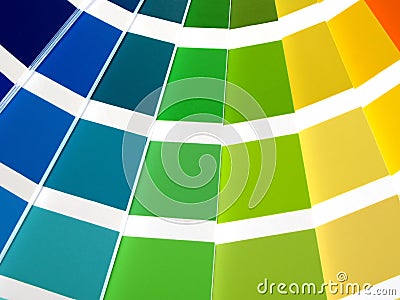 Color Guide Stock Photo