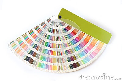 Color guide Stock Photo