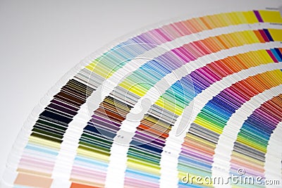 Color Guide Stock Photo