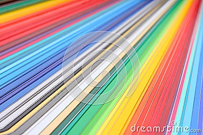 Color guide close-up Stock Photo