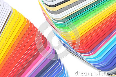 Color guide close-up Stock Photo