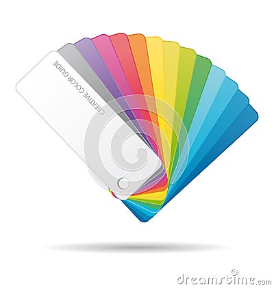 Color guide icon. Vector Illustration