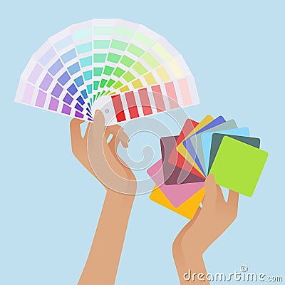 Color guides Vector Illustration