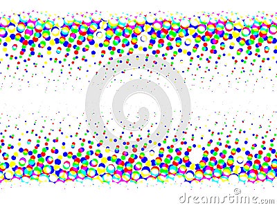 Color halftone background, vector Vector Illustration