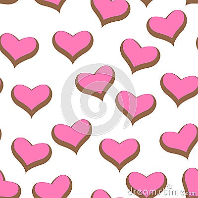 Color hearts Vector Illustration