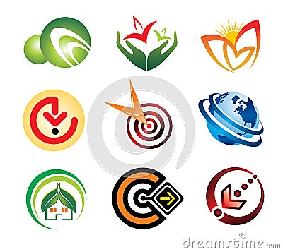 Color logo Collection1 Vector Illustration