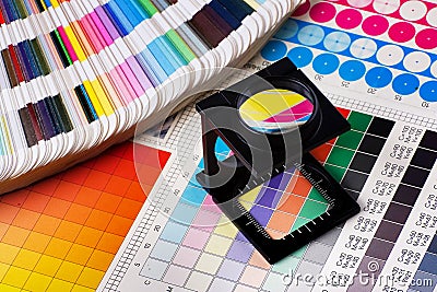 Color management set Stock Photo