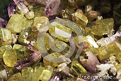 color minerals and gems texture Stock Photo