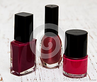 Color nail polish Stock Photo