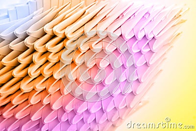 Color origami surface Stock Photo