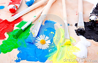 Color Paint Stock Photo