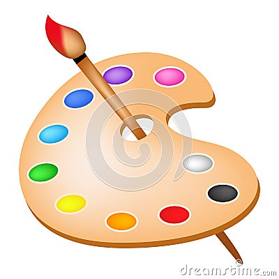 Color palette Vector Illustration