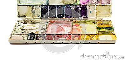 Color pallet Stock Photo