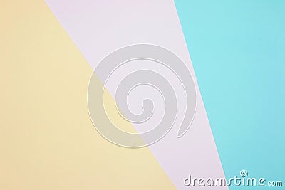 Color papers geometry flat composition background Stock Photo