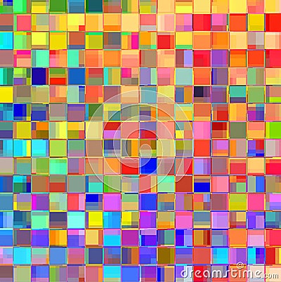 Color Patchwork Abstract Stock Photo