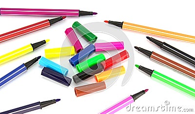 Color pen Stock Photo