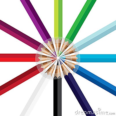 Color pencil Stock Photo