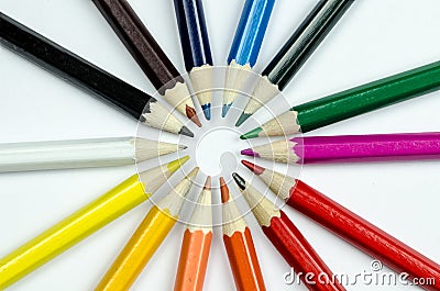 Color pencil Stock Photo